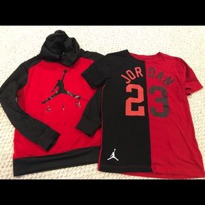 Boy’s Air Jordan Shirt/Hoodie. ALL OFFERS ACCEPTED